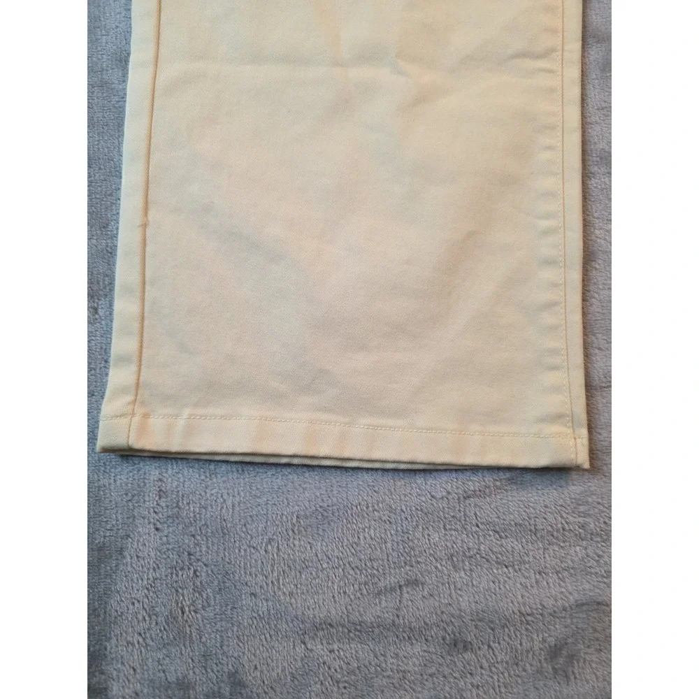 Bonobos Men's Chino Pants 34x30 Yellow Slim Fit Flat Front Casual